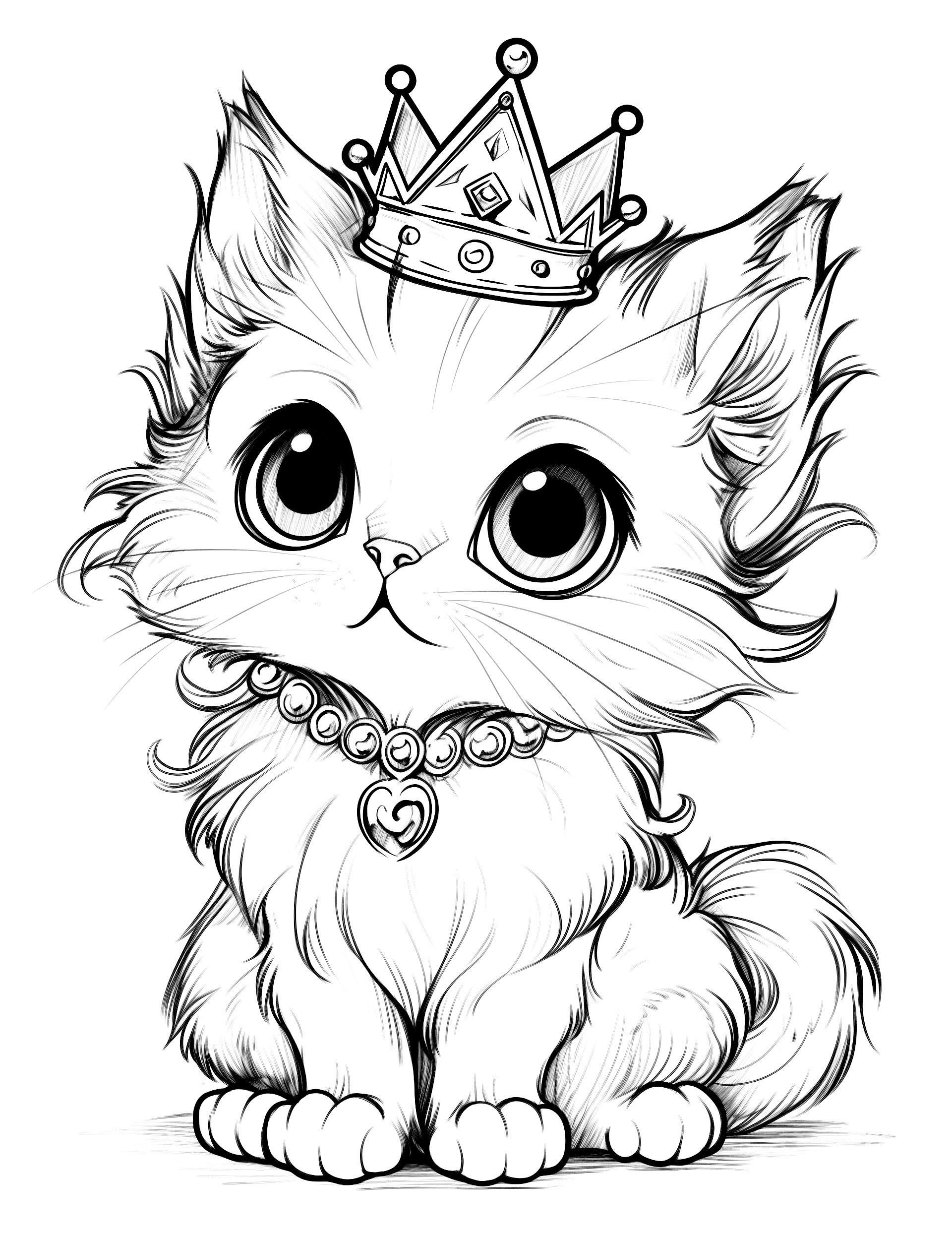 Printable Cats Coloring Pages Unleash Your Creativity With Feline Fun