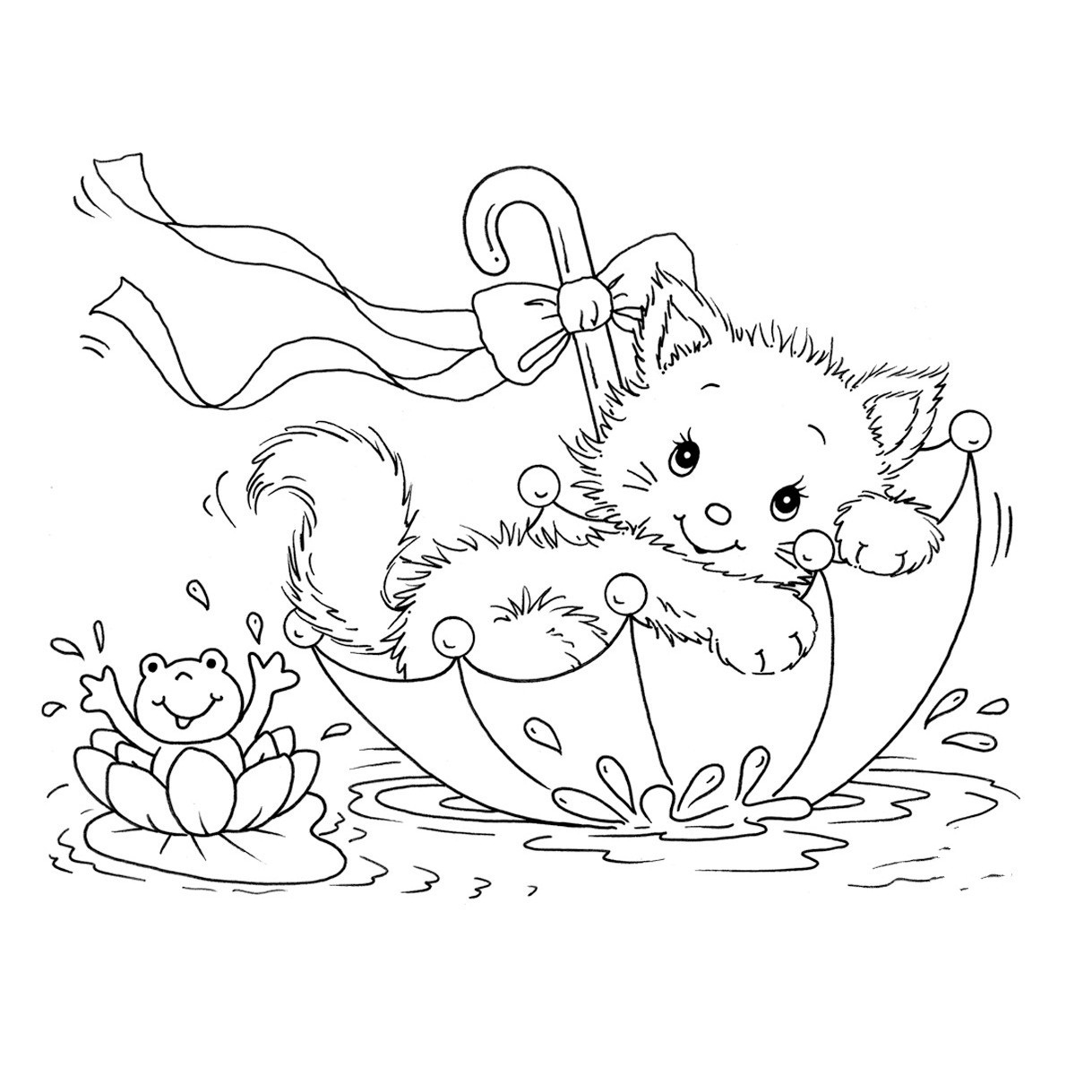 Printable Cats To Color