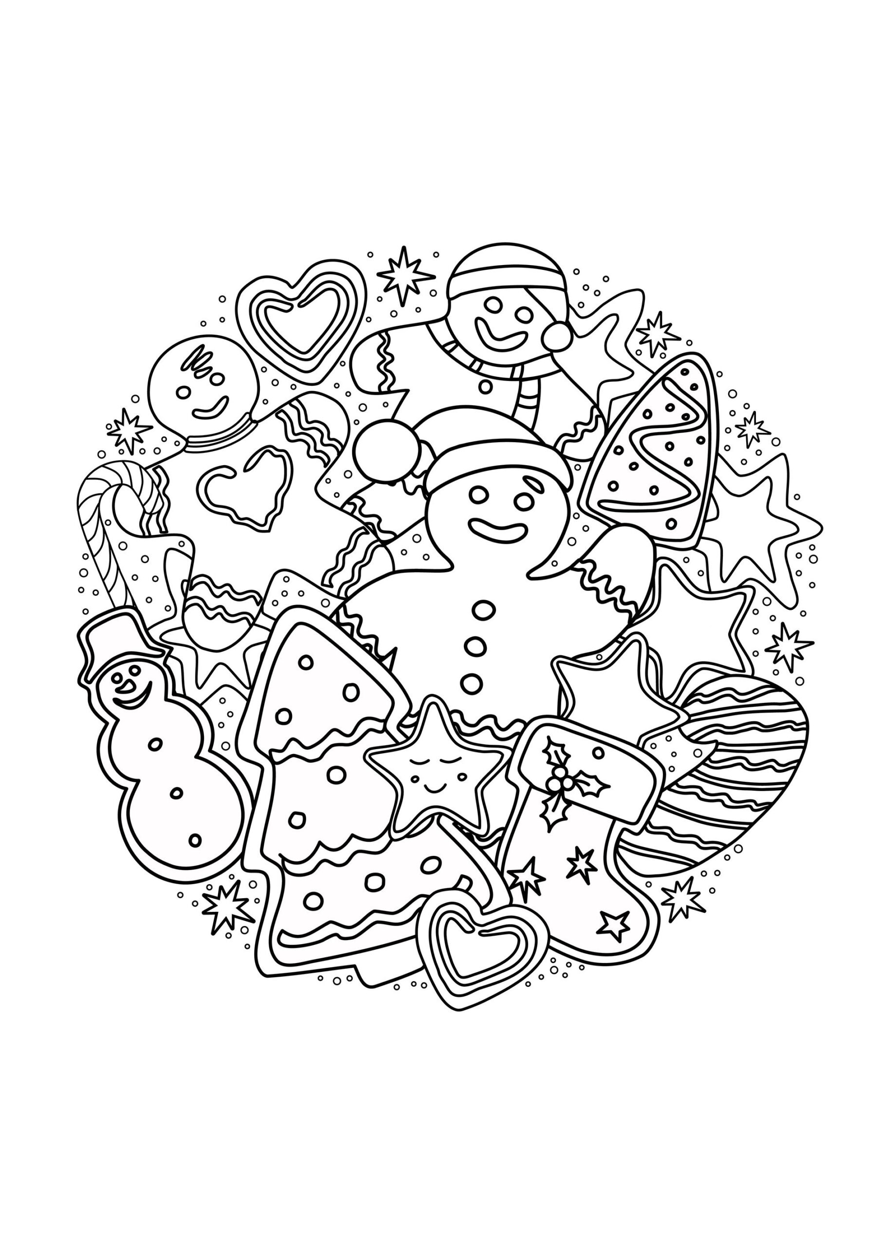 Printable Christmas Coloring Pages Free