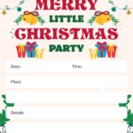 Printable Christmas Invitations Free Templates
