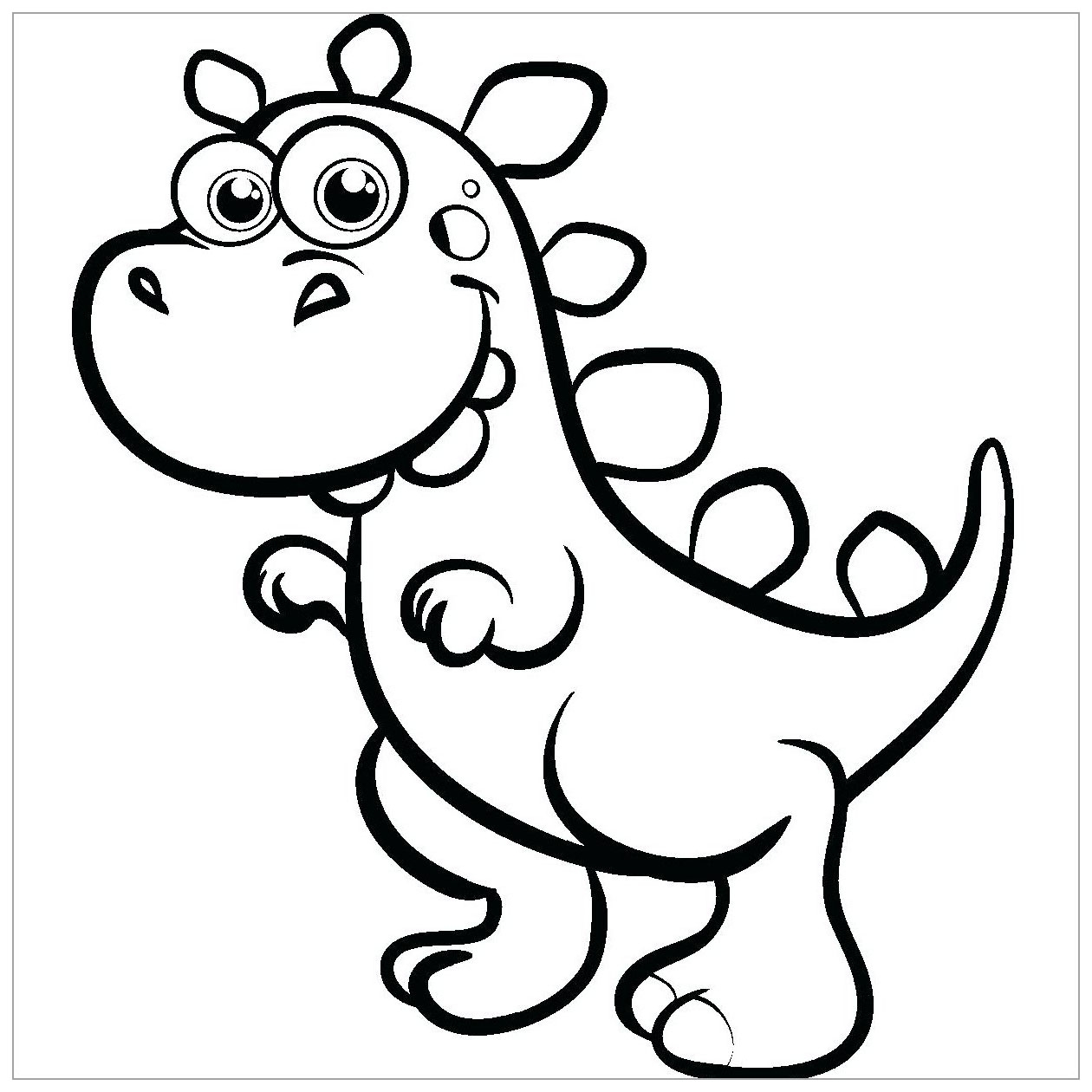 Printable Coloring Pages Dinosaurs