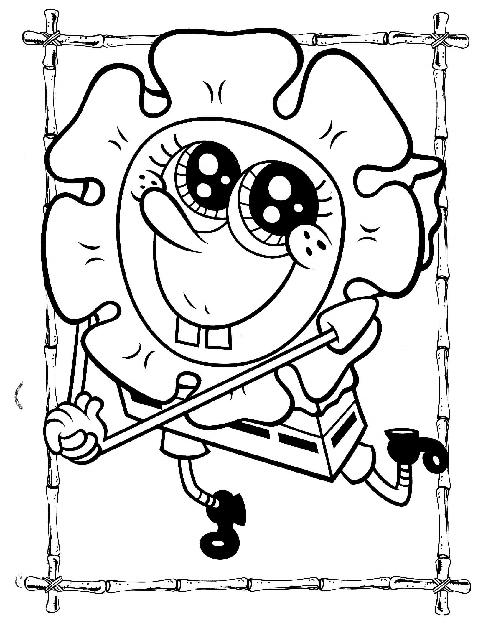 Printable Coloring Pages Spongebob