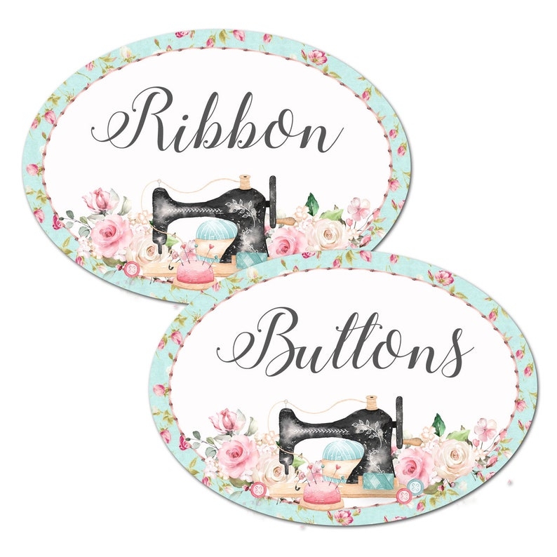 Printable Craft Room Labels Etsy