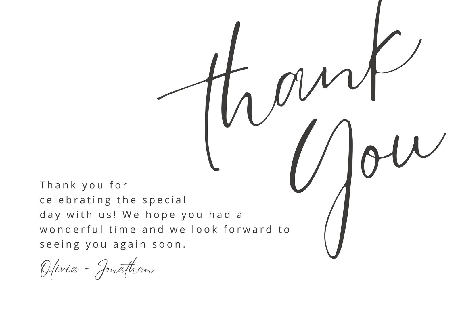 Printable Customizable Thank You Card Templates Canva 59 OFF