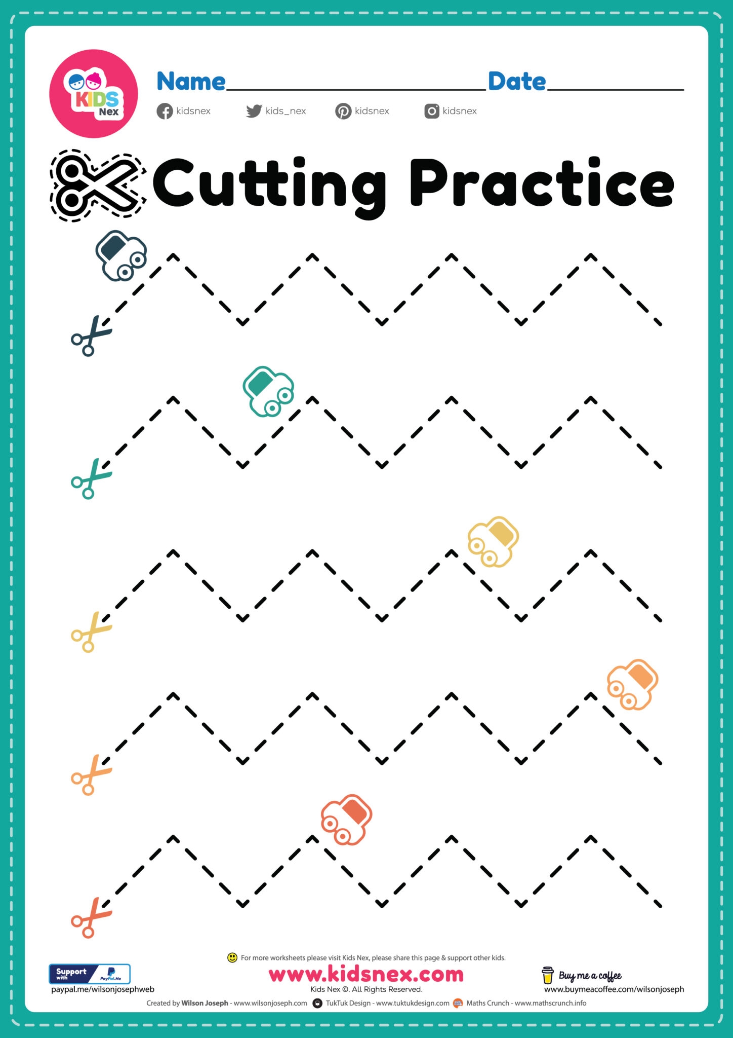printable cutting activities for kids