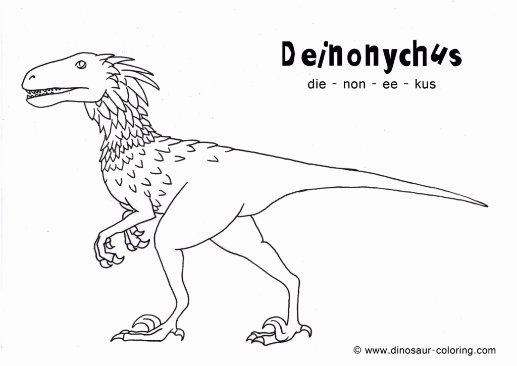 Printable Dinosaurs Coloring Pages