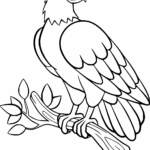 Printable Eagle Coloring Pages