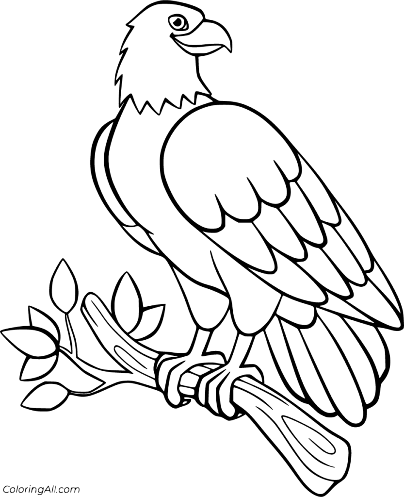 Printable Eagle Coloring Pages