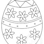 Printable Easter Egg Template Easter Template