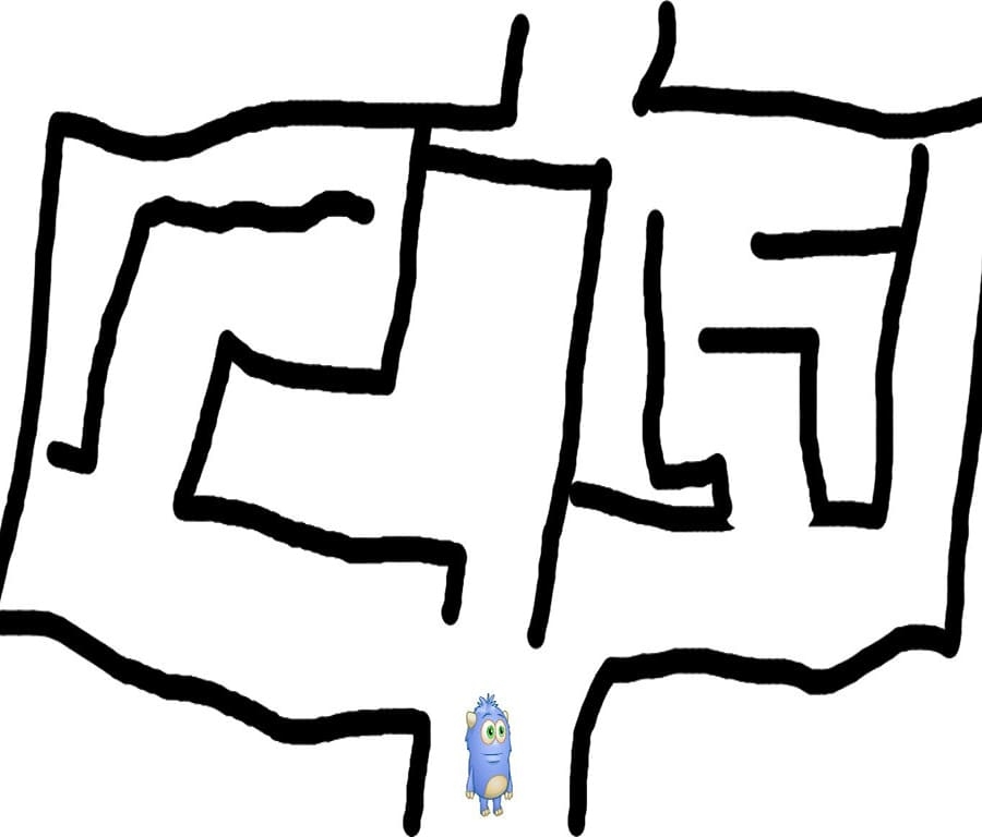 Printable Easy Maze Template Free Download And Print For You 