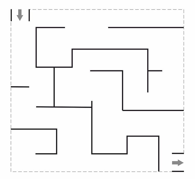 Printable Easy Scratch Maze Free Download And Print For You 