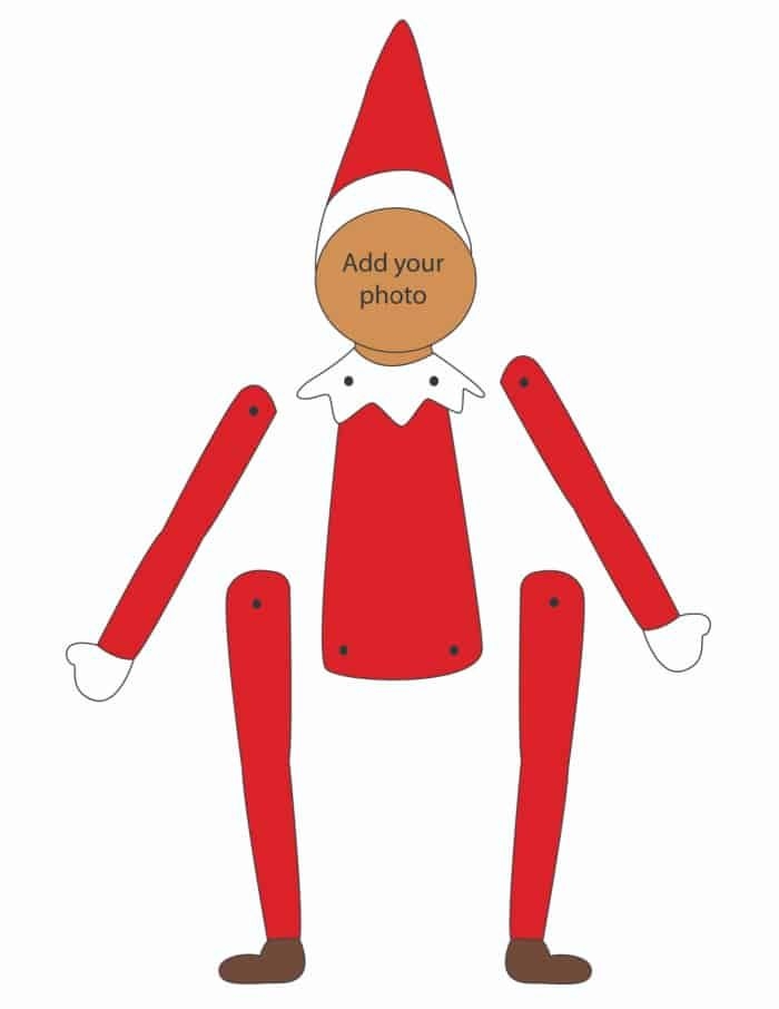 Printable Elf Template Freebie Finding Mom