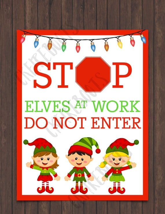 printable elves pictures