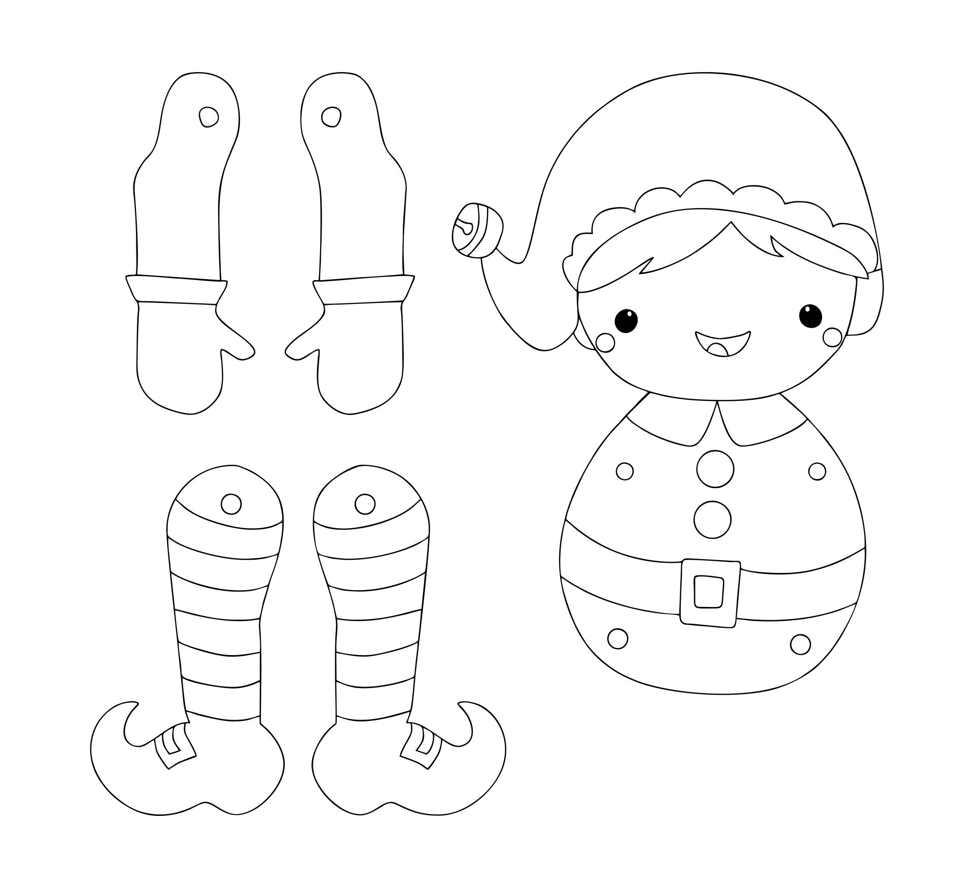 Printable Elves