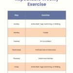 Printable Exercise Chart Pdf Infoupdate