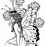 Printable Fairy Coloring Pages For Adults Coloring Home
