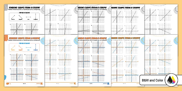 slope from a graph worksheet