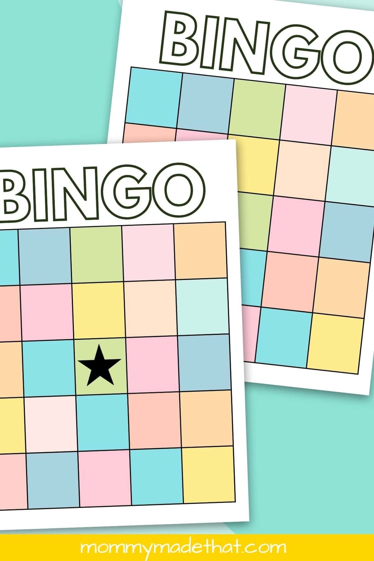 make your own printable bingo cards