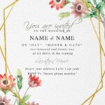 Printable Free Wedding Invitation Template For Word Printable Templates