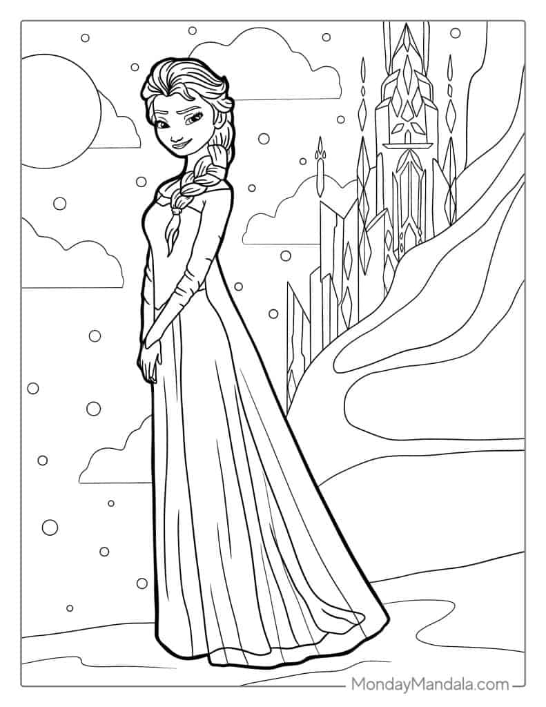 Printable Frozen Coloring Pages Christmas Coloring Pa Vrogue co