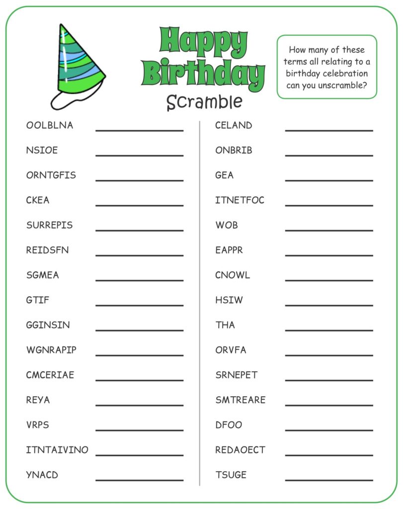 Printable Games For Adults Printable JD