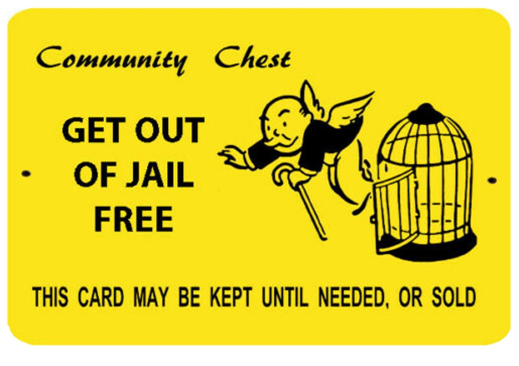 get out of jail free card printable pdf