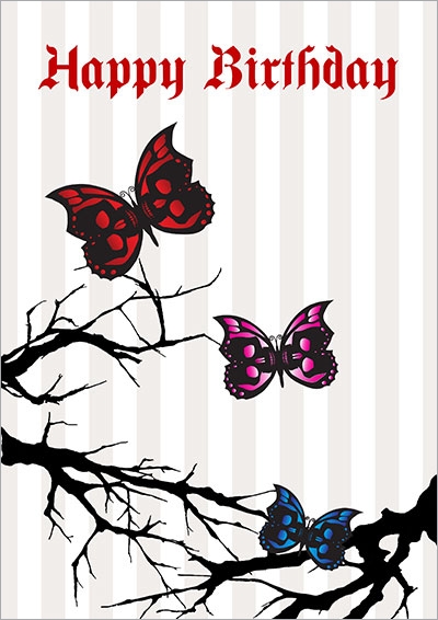 Printable Gothic Cards