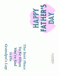 Printable Grandfather Greeting Cards