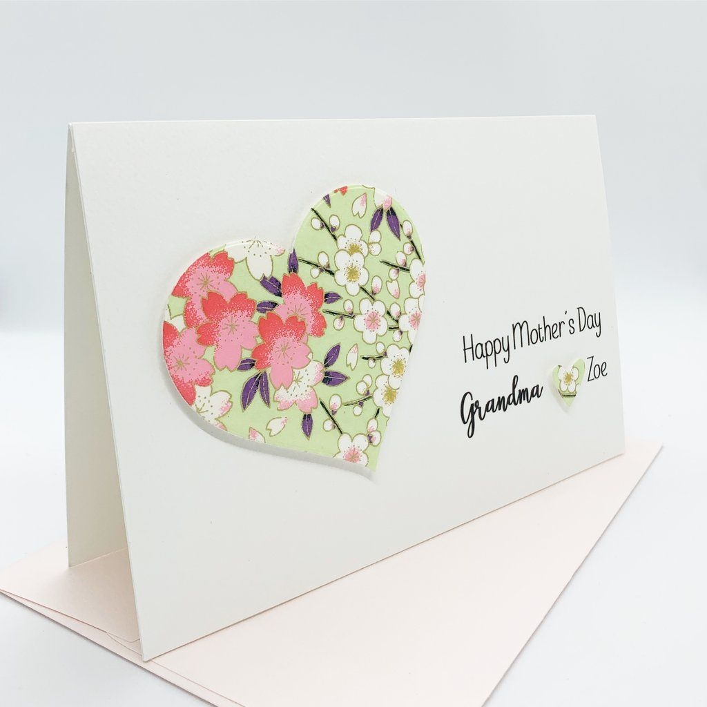 grandmother mothers day card printable