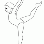 Printable Gymnastics Coloring Pages Coloring Home