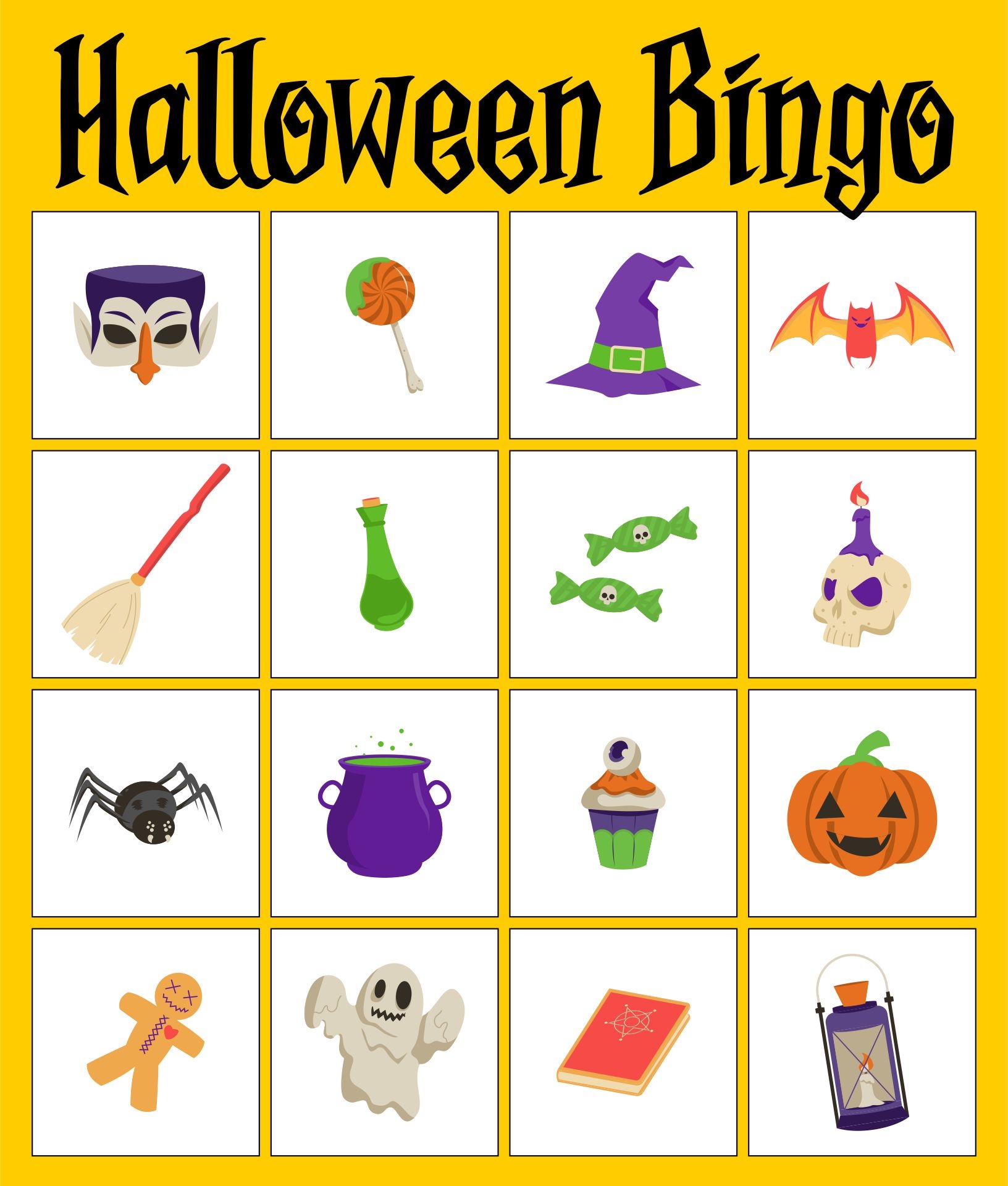 Printable Halloween Bingo Game Printable JD Explore A Adrenalina Do 
