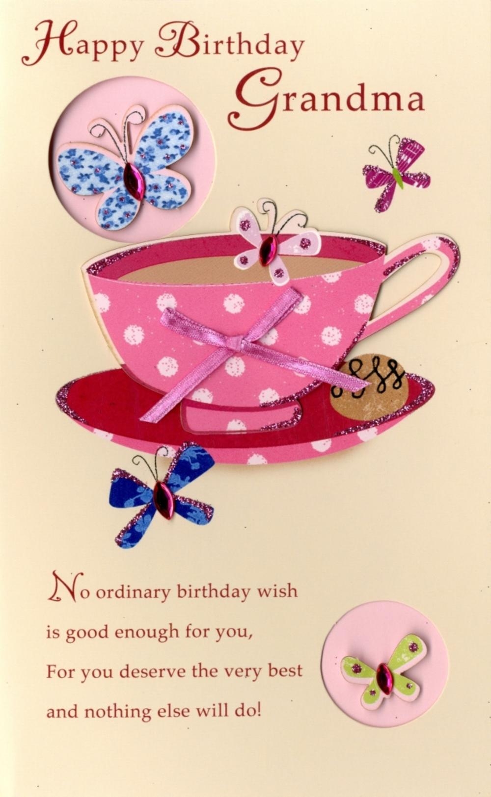 Printable Happy Birthday Grandma Card Printable Calendars AT A GLANCE