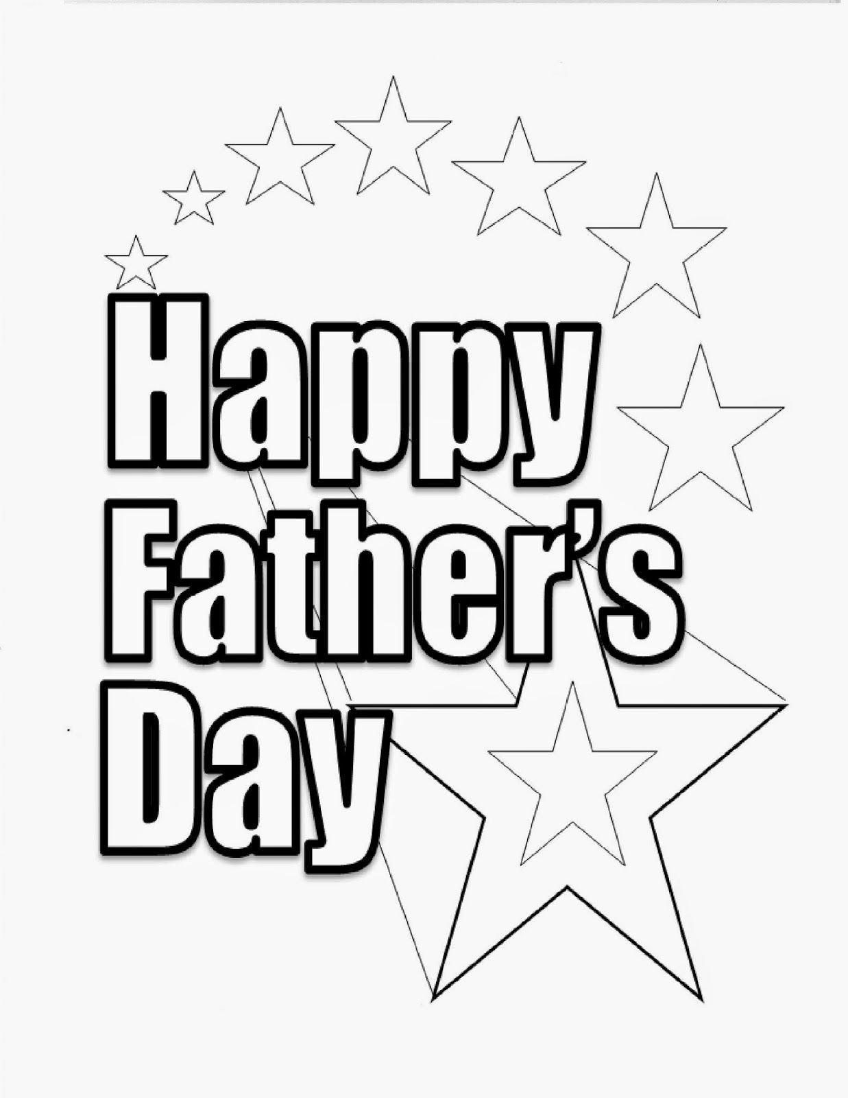 Happy Fathers Day Coloring Pages