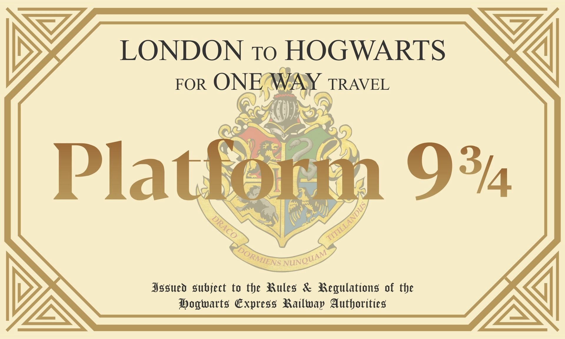 Printable Harry Potter Ticket Template Printable Templates Online By 