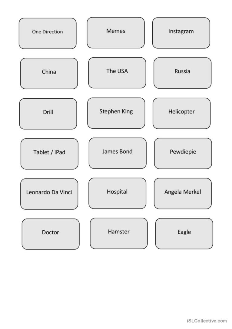 Printable Heads Up Game Cards Printable Word Searches 41 OFF