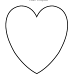 Printable Heart Template Large ClipArt Best