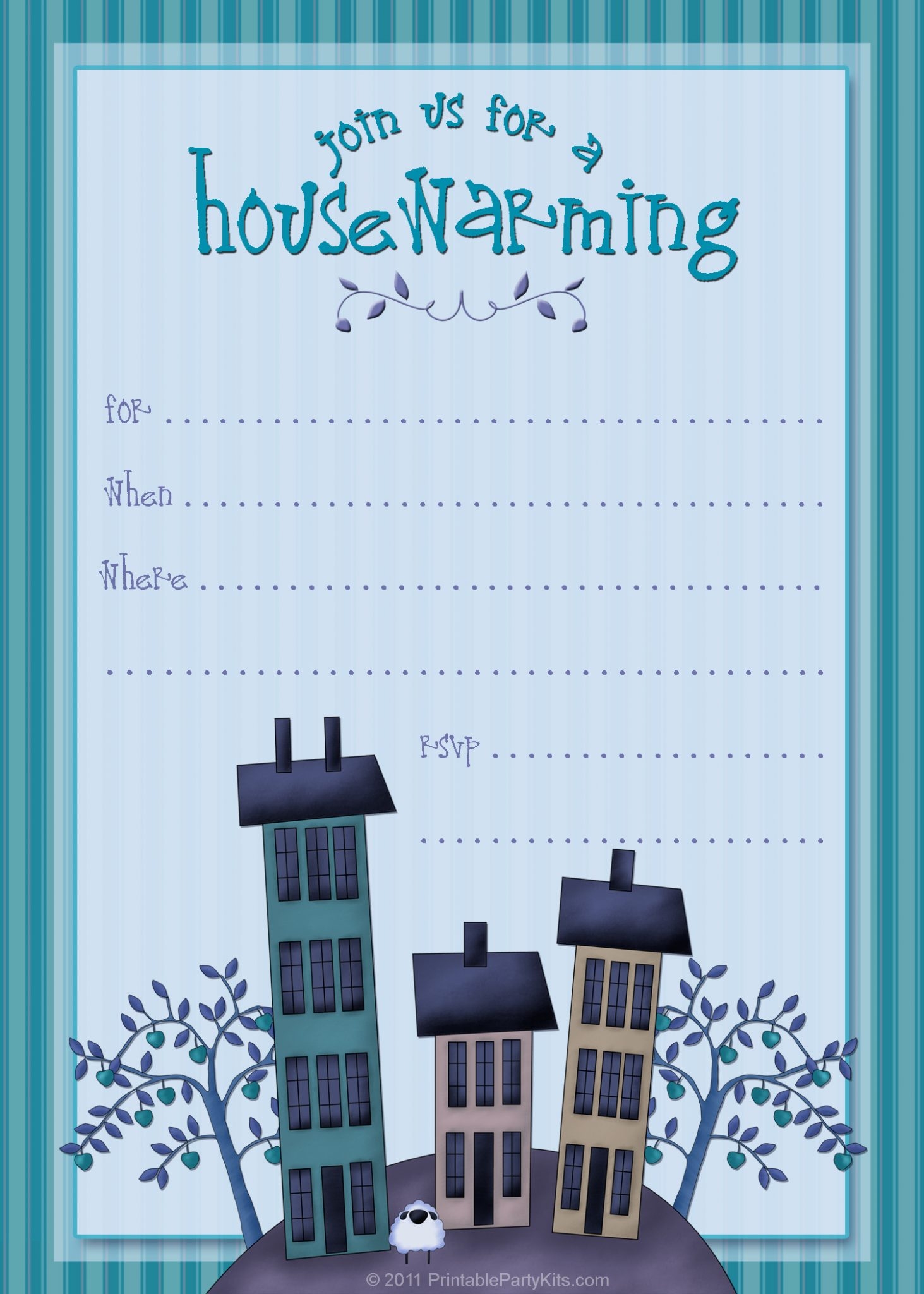 Printable Housewarming Card Printable World Holiday
