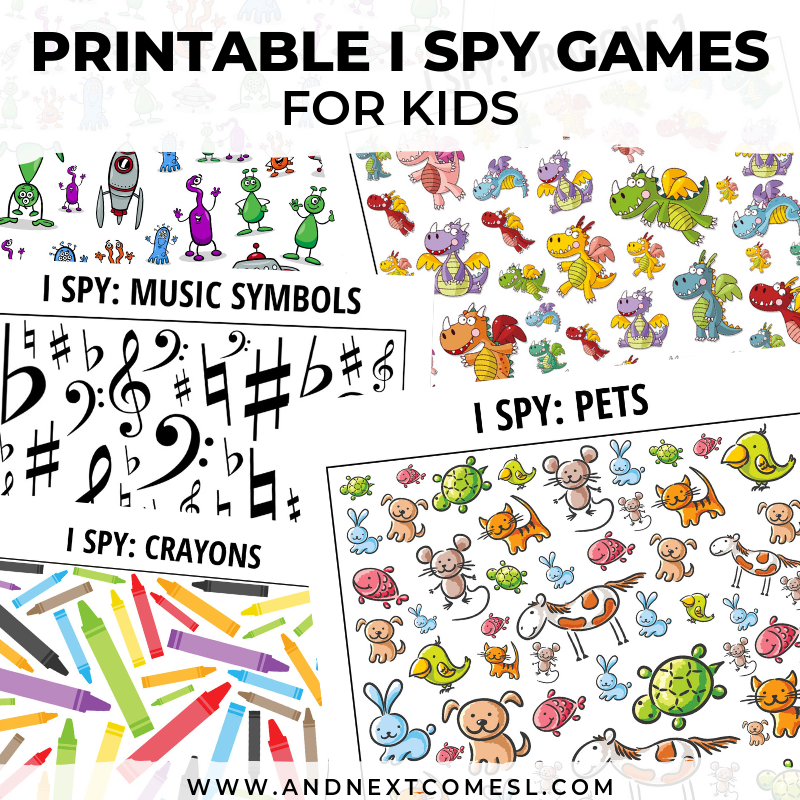 Printable I Spy Games