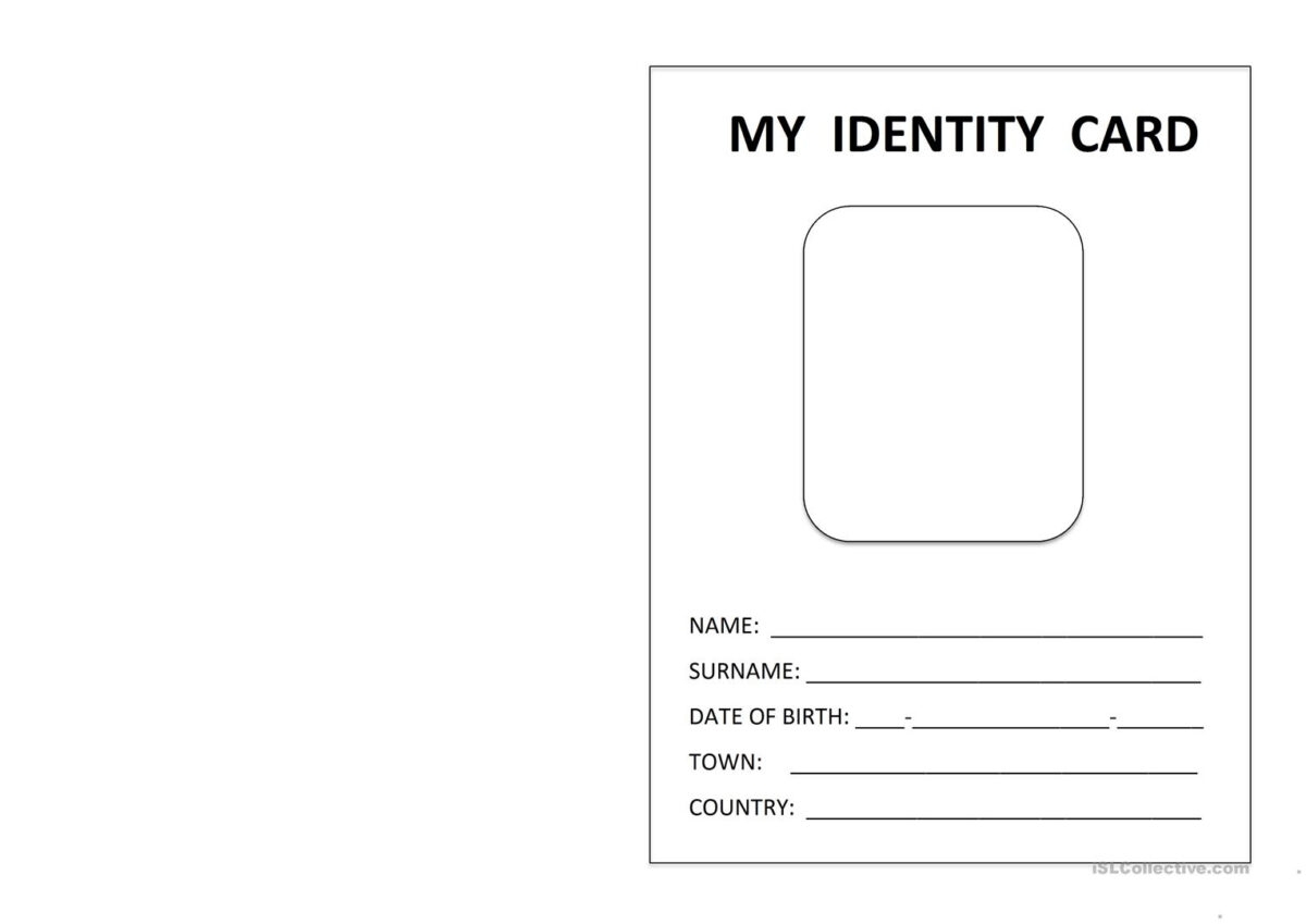 Printable Id Card