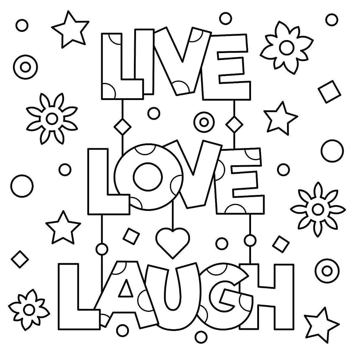 Printable Inspirational Coloring Pages