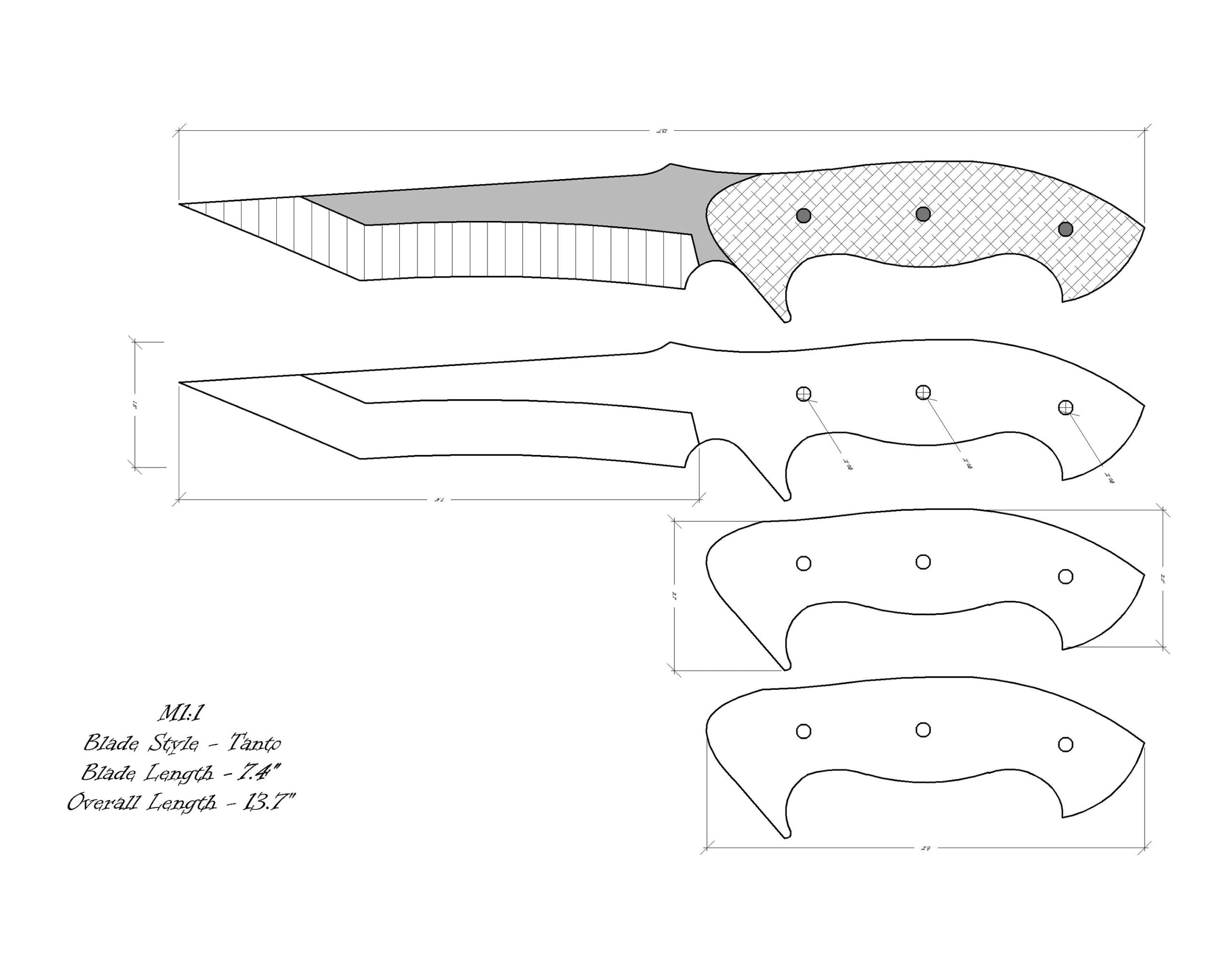 Printable Knife Designs Templates Free Printable
