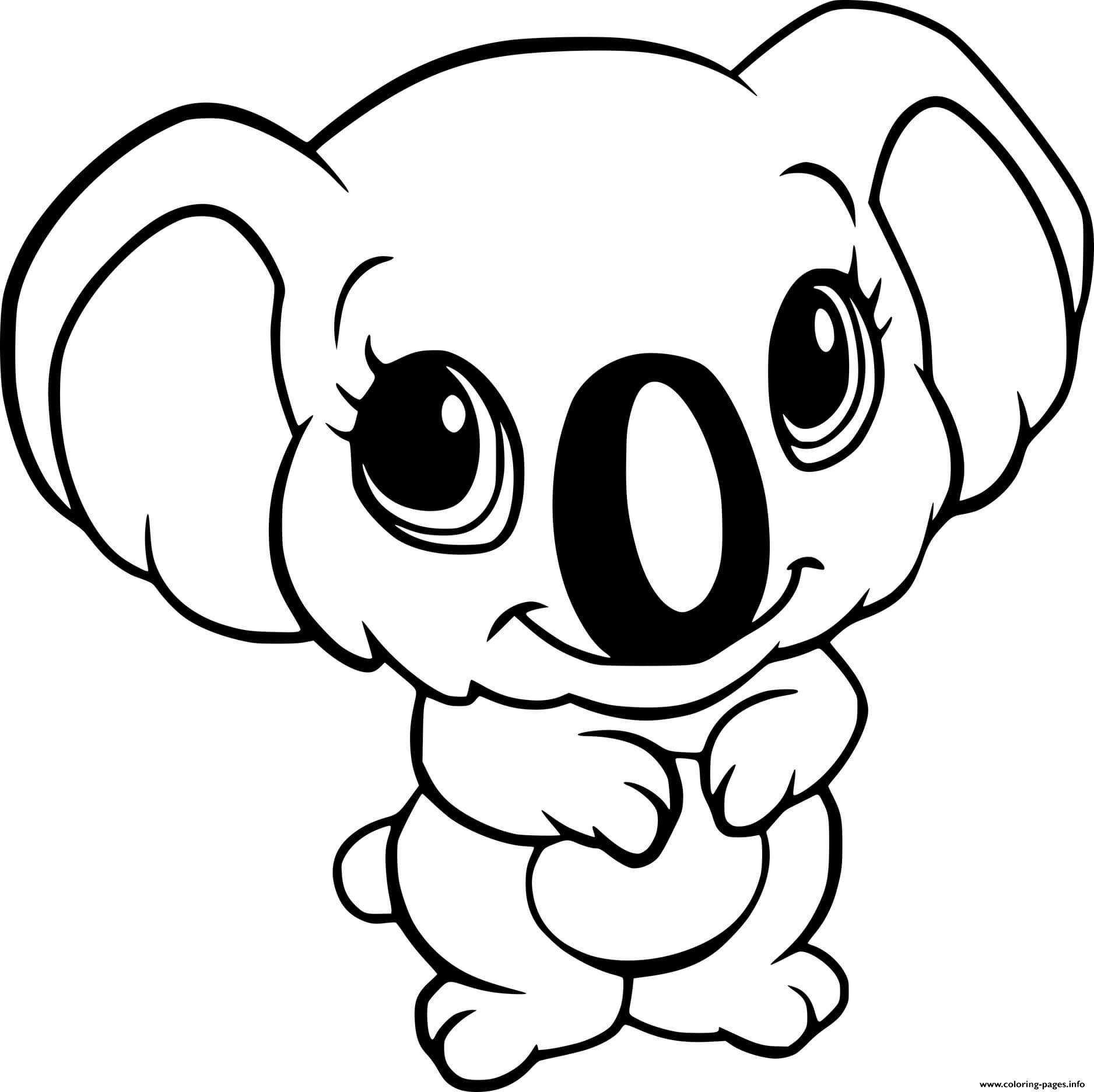 printable coloring pages koala