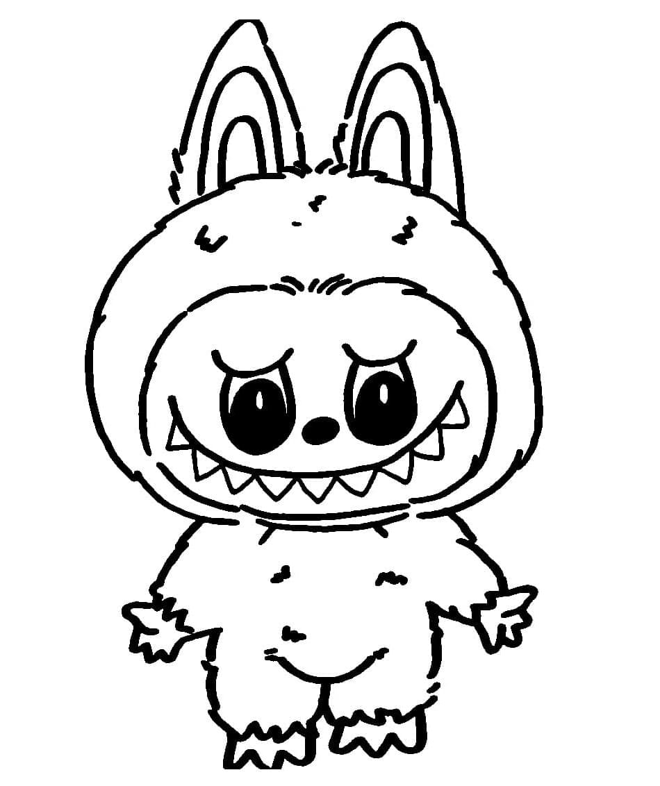 printable coloring pages labubu