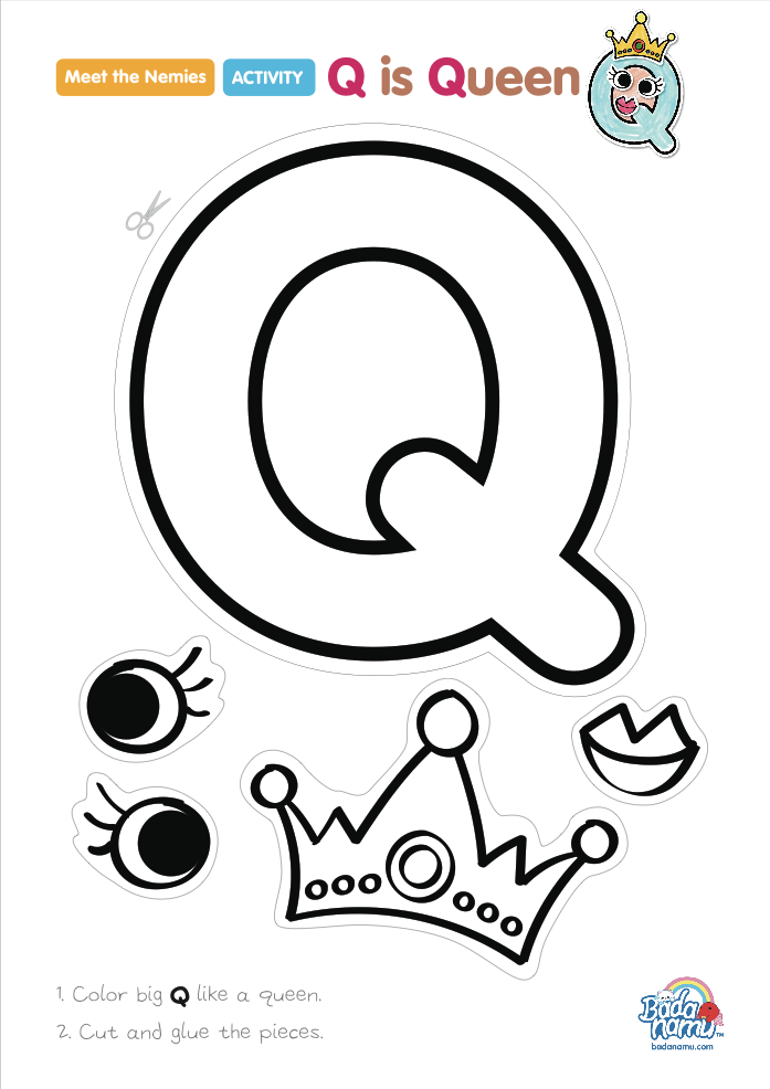 Printable Letter Q Craft CRAFT KWL
