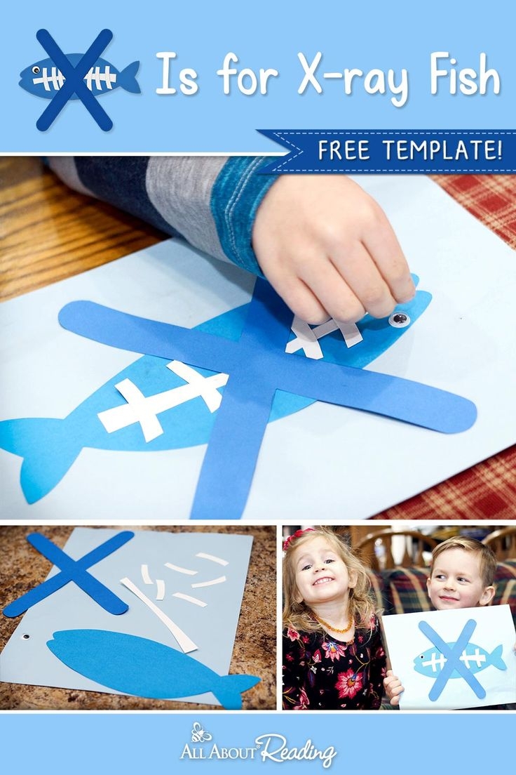 Printable Letter X Craft X Is For X ray Fish FREE Download Letter 