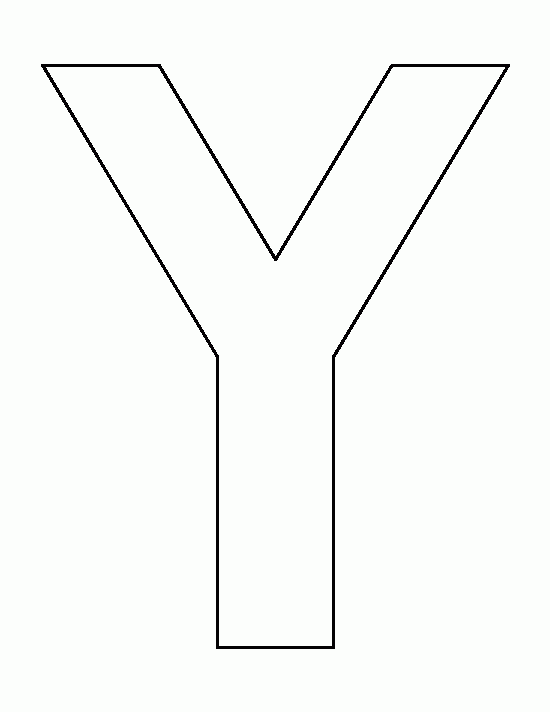 printable letter y craft