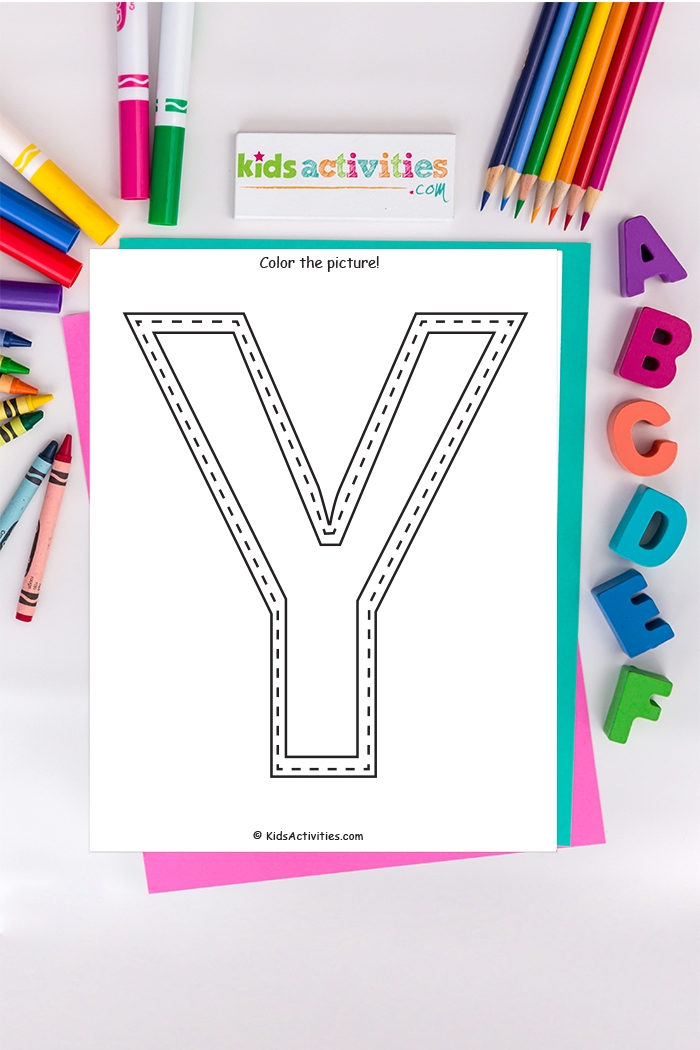 Printable Letter Y Craft