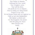 Printable Lord 39 s Prayer Craft Printablee Our Father Prayer The
