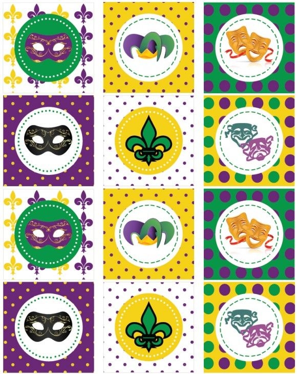Printable Mardi Gras Cards Tinatyg