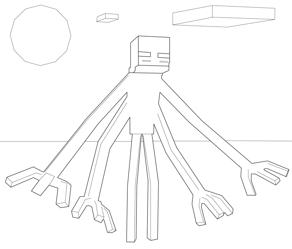 Printable Minecraft Coloring Page Coloring Home